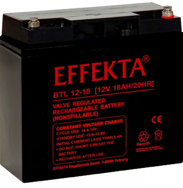 EFFEKTA BTL12-18 ehemals BT12-18i / 12V 18Ah
