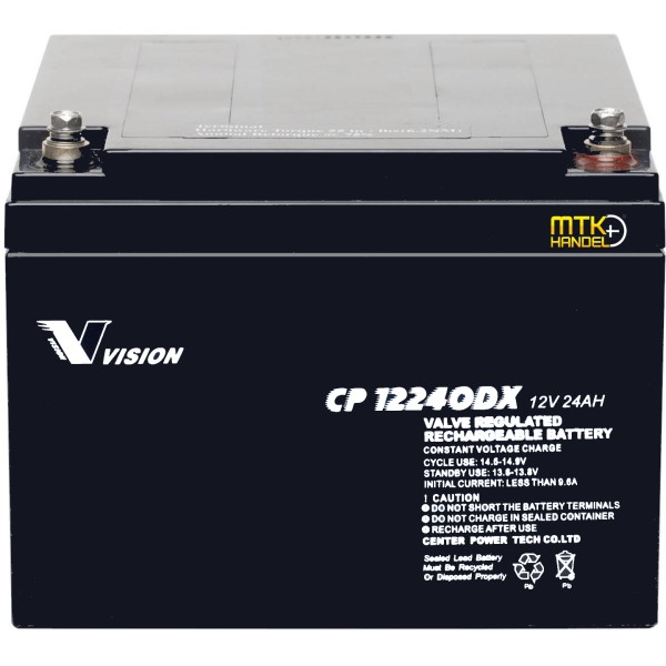 VISION CP12240DX / 12V 24Ah