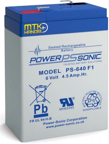 POWERSONIC PS 640 / 6V 4,5Ah