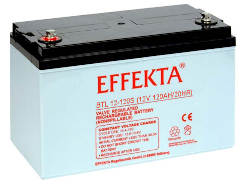 EFFEKTA BTL 12-120 12Volt 120Amper AGM Blei Akku kaufen ☀️