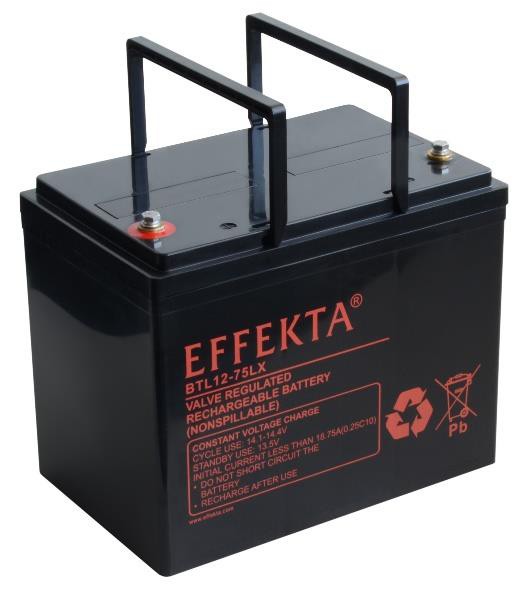 EFFEKTA BTL 12-75LX / 12V 75Ah, für Solar, Akkus